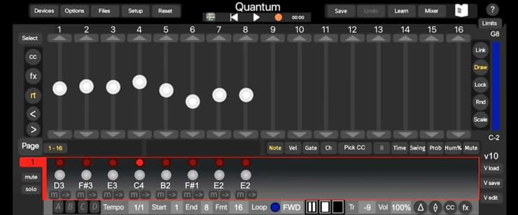 Quantum Sequencer